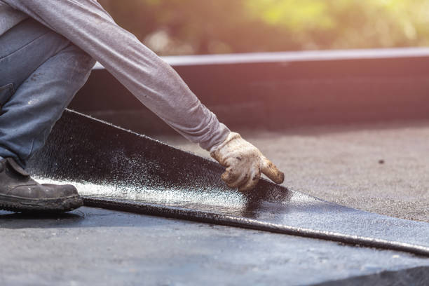 Professional Basement Waterproofing technician working in Brandywine Bay, NC